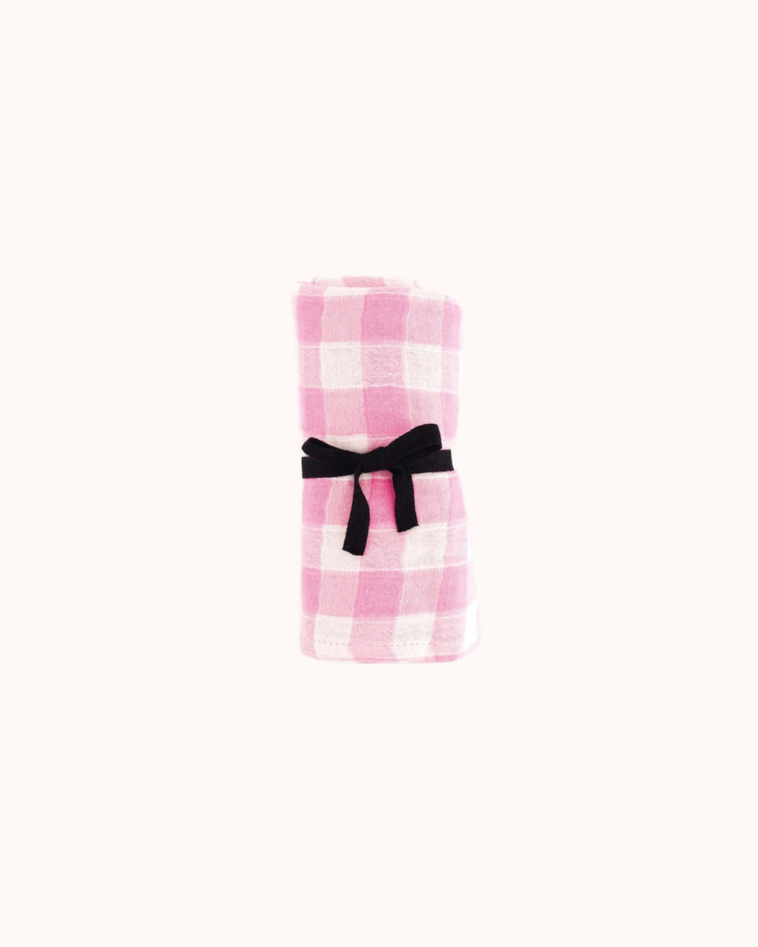Musselin Swaddle Bianca in gingham pink