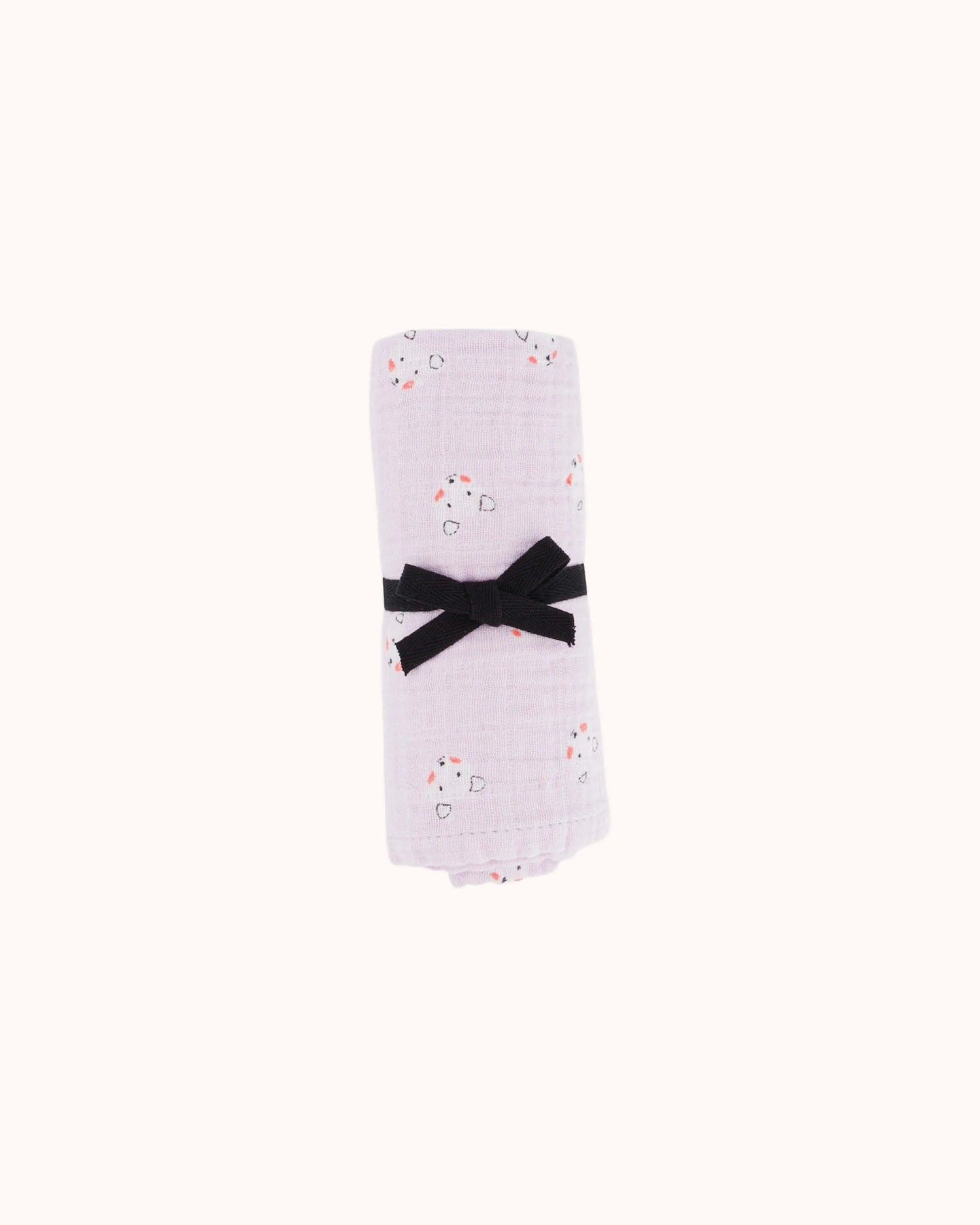 Musselin Swaddle Bianca Teddy lilac