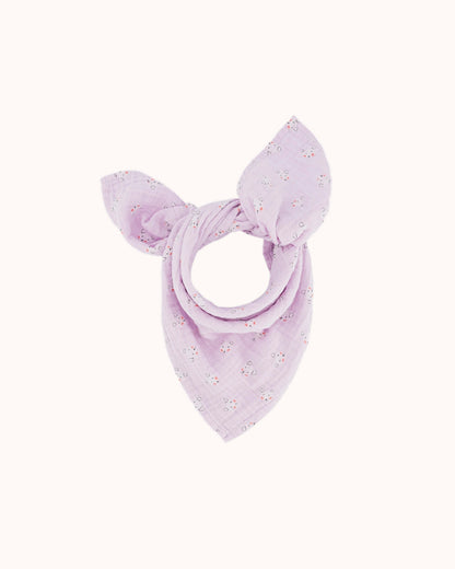Musselin Swaddle Bianca Teddy lilac