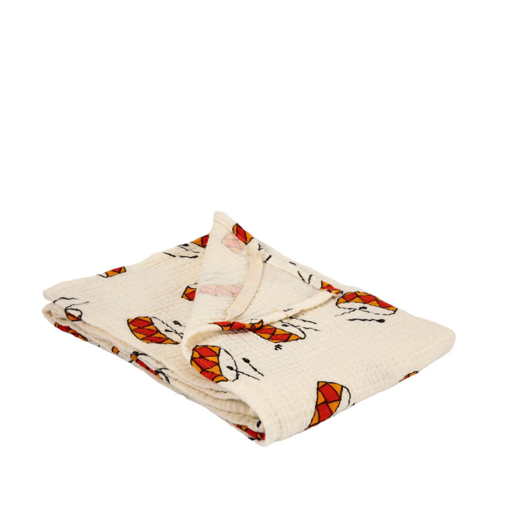 Couverture en mousseline avec tambours