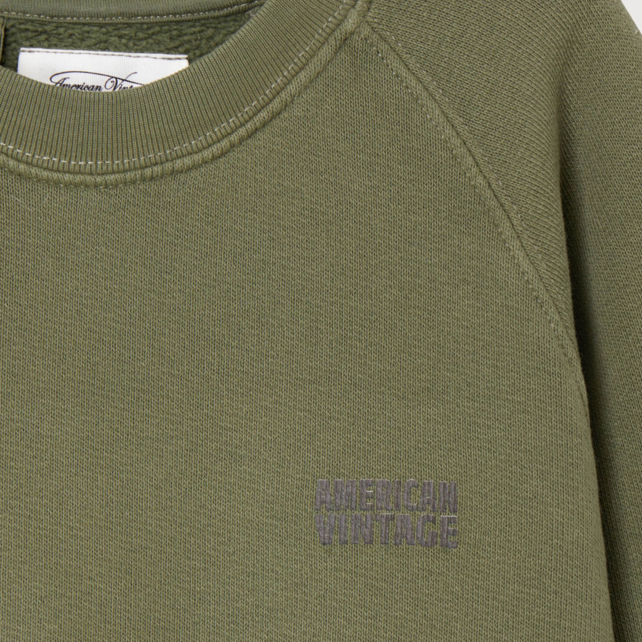 Sweater Izubird in khaki vintage