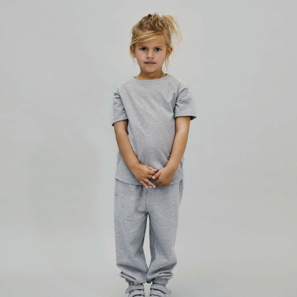 Lockere Sweathose in grey melange