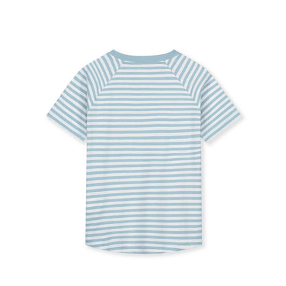 Short-sleeved T-Shirt in sky/off-white