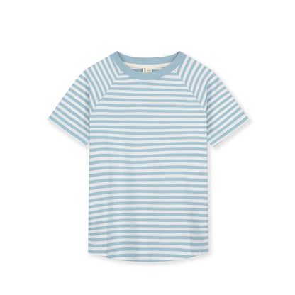 Short-sleeved T-Shirt in sky/off-white