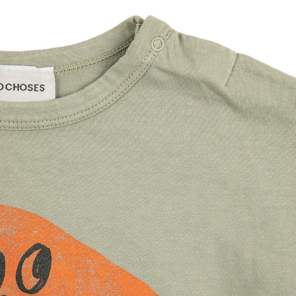 Langärmliges Baby T-Shirt mit Mr. Pilz