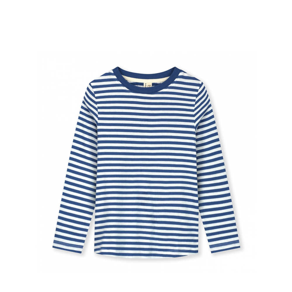 Long-sleeved T-Shirt in blue moon/off-white