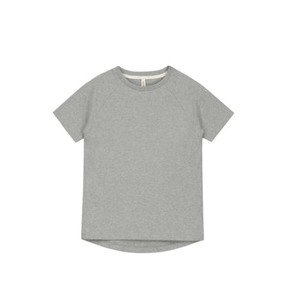 Short-sleeved T-Shirt in grey melange