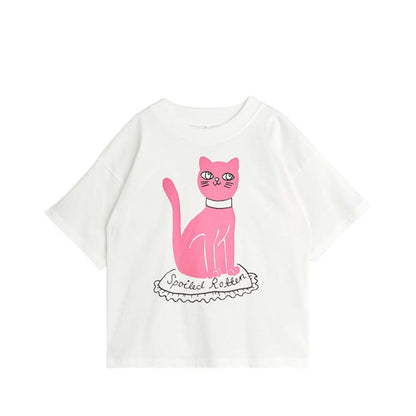 Short-sleeved T-Shirt pink Cat