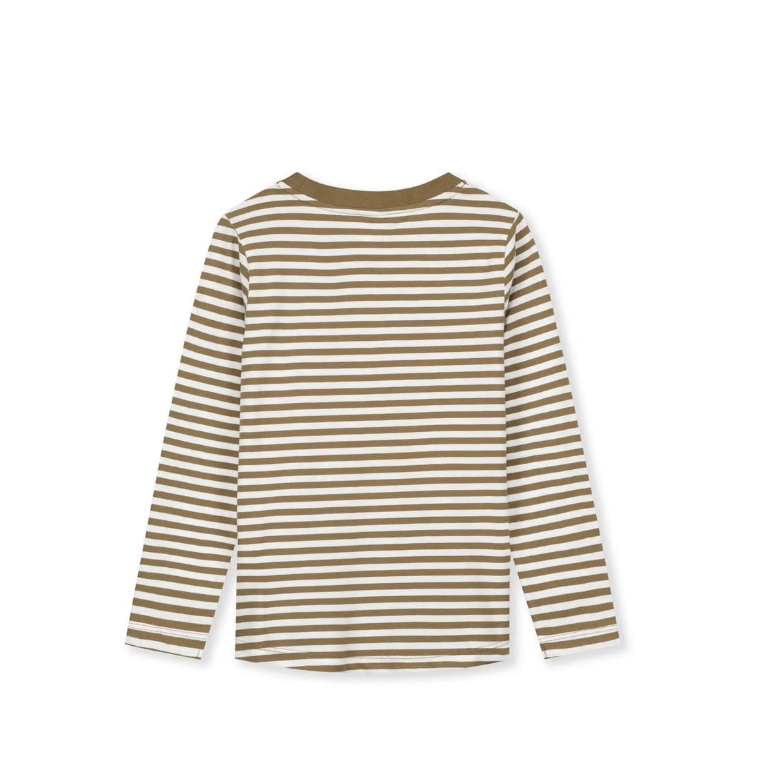 Long-sleeved T-Shirt in woody/cream