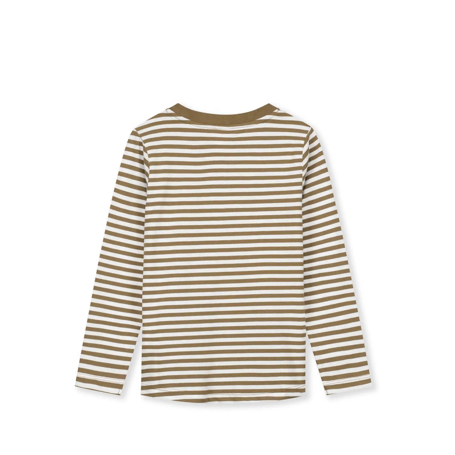 Long-sleeved T-Shirt in woody/cream