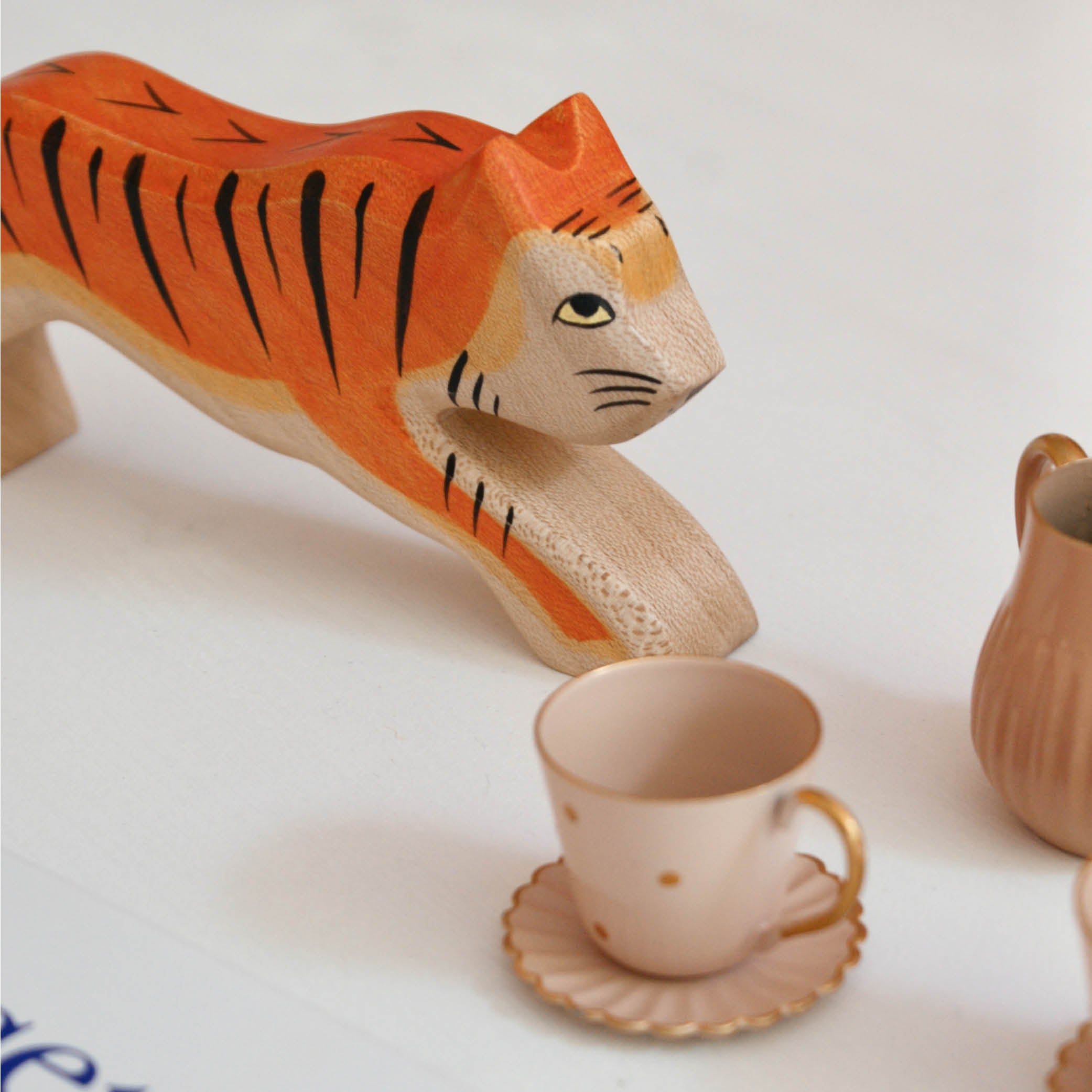 Holzfigur Tiger