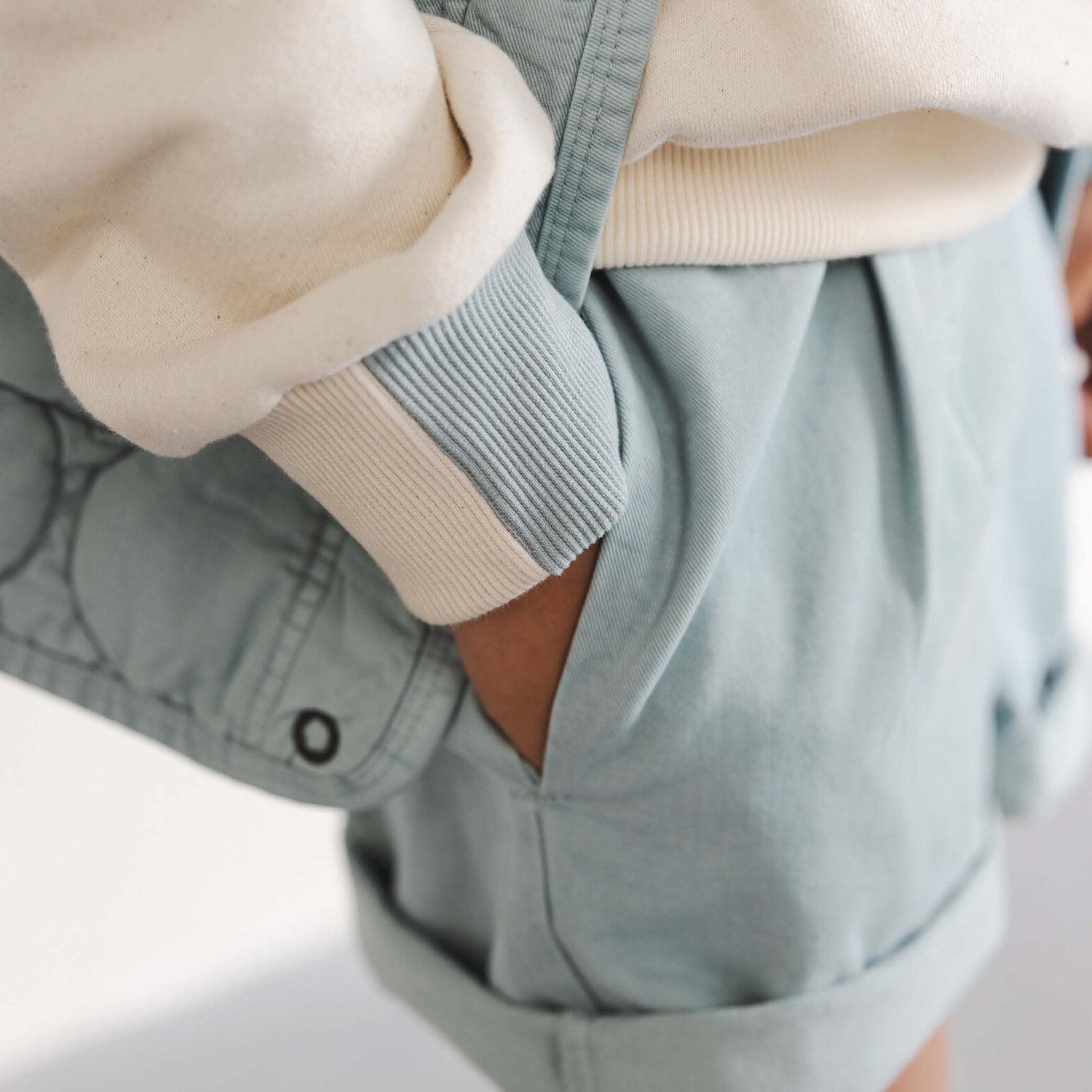Twill Shorts in stormy