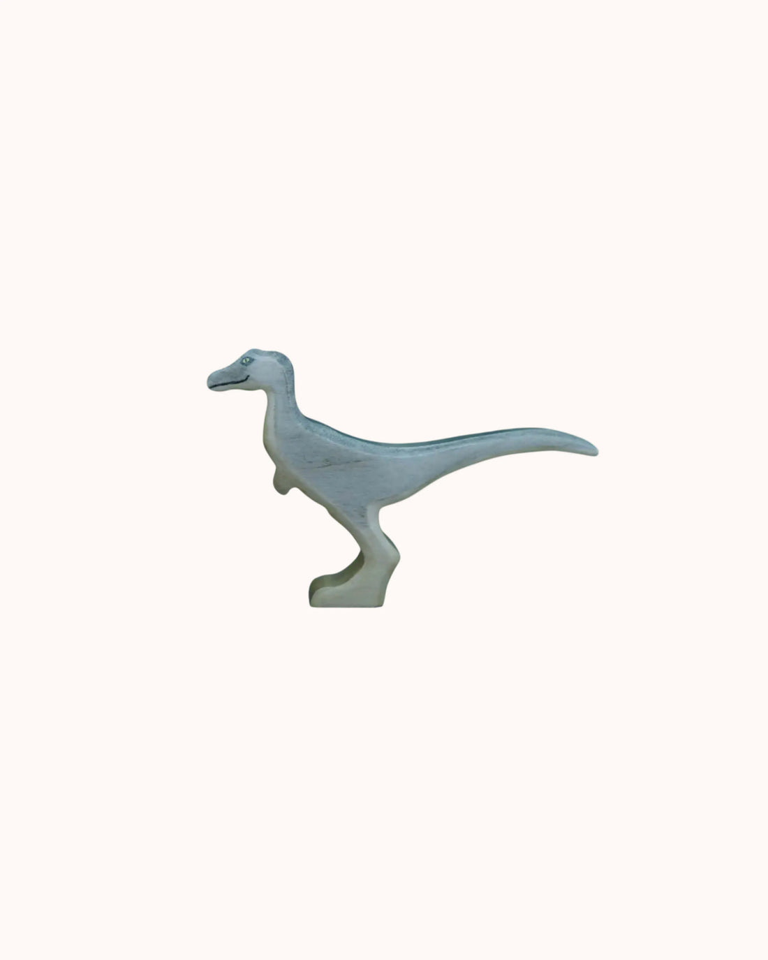 Holzfigur Velociraptor