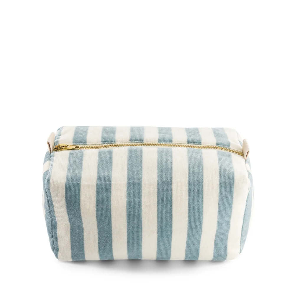 Toiletry Bag in cloud striped