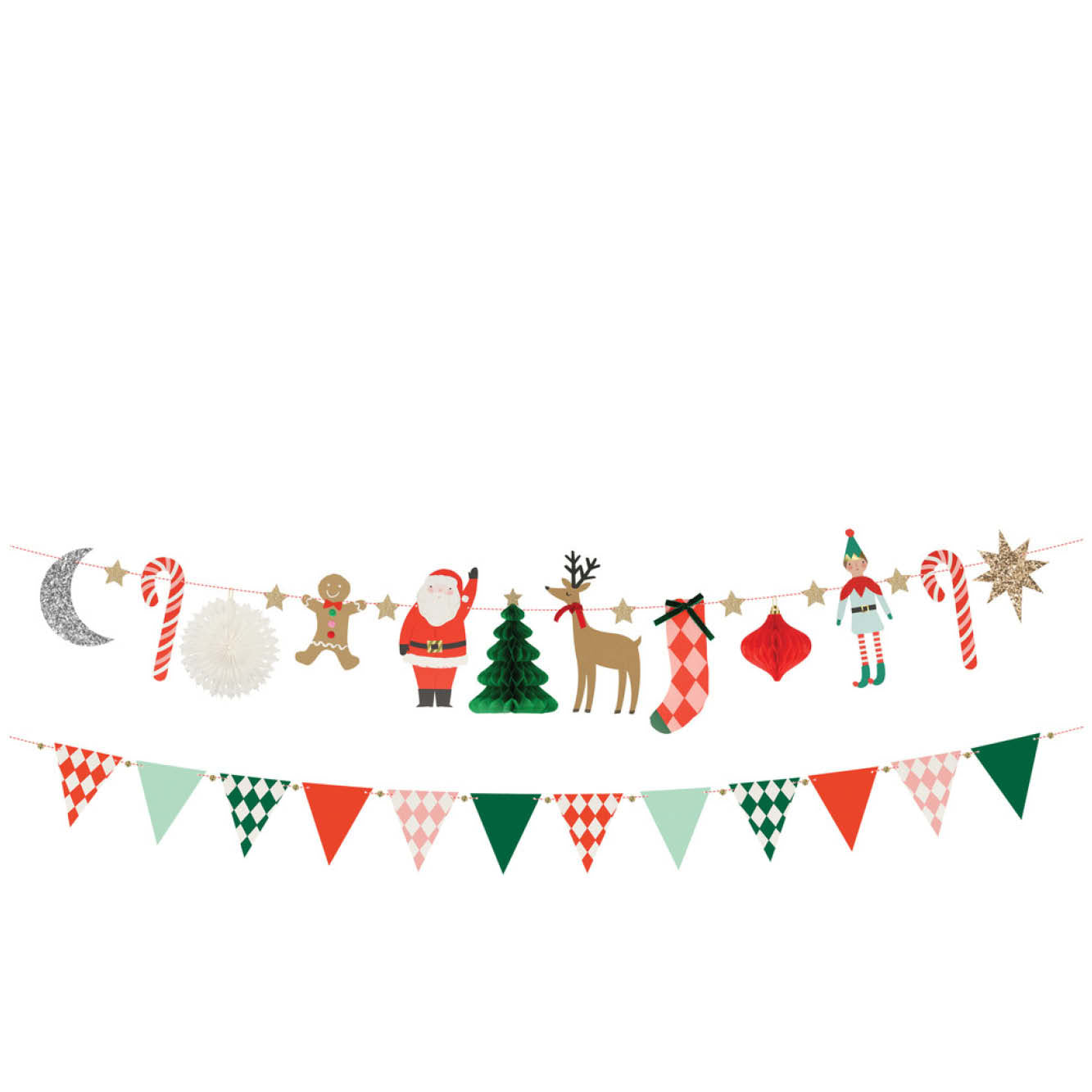 Guirlande de figurines de Noël