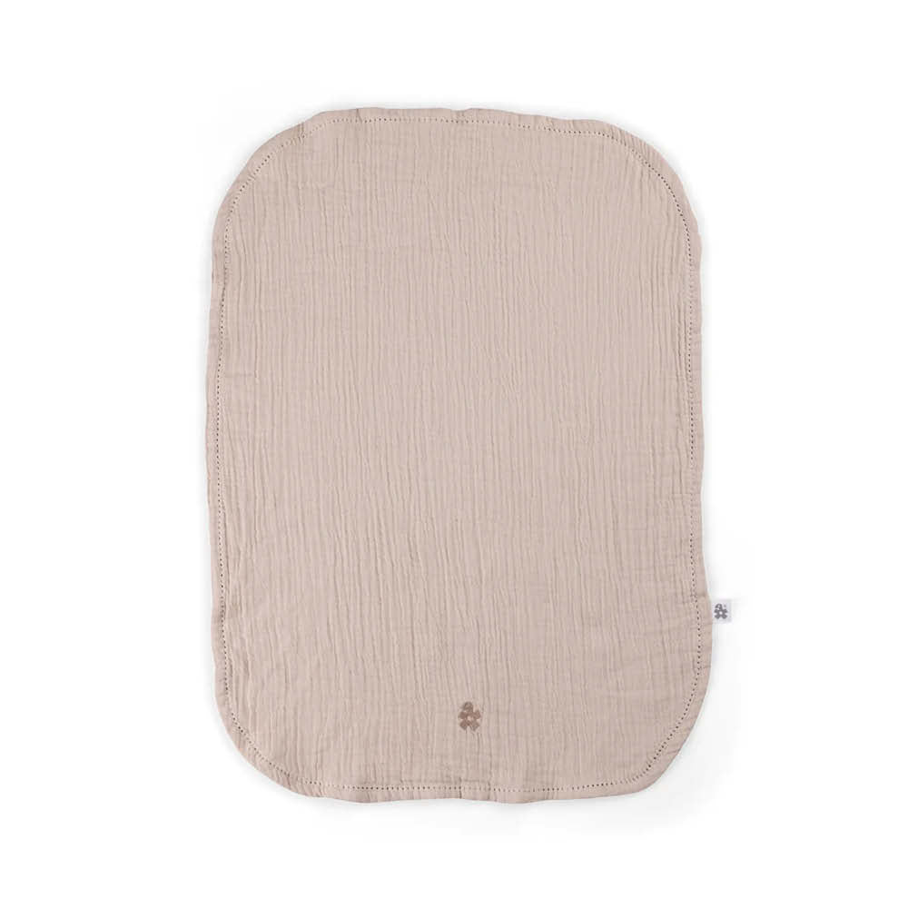 Musselin Wickelunterlagen Set in seabreeze beige
