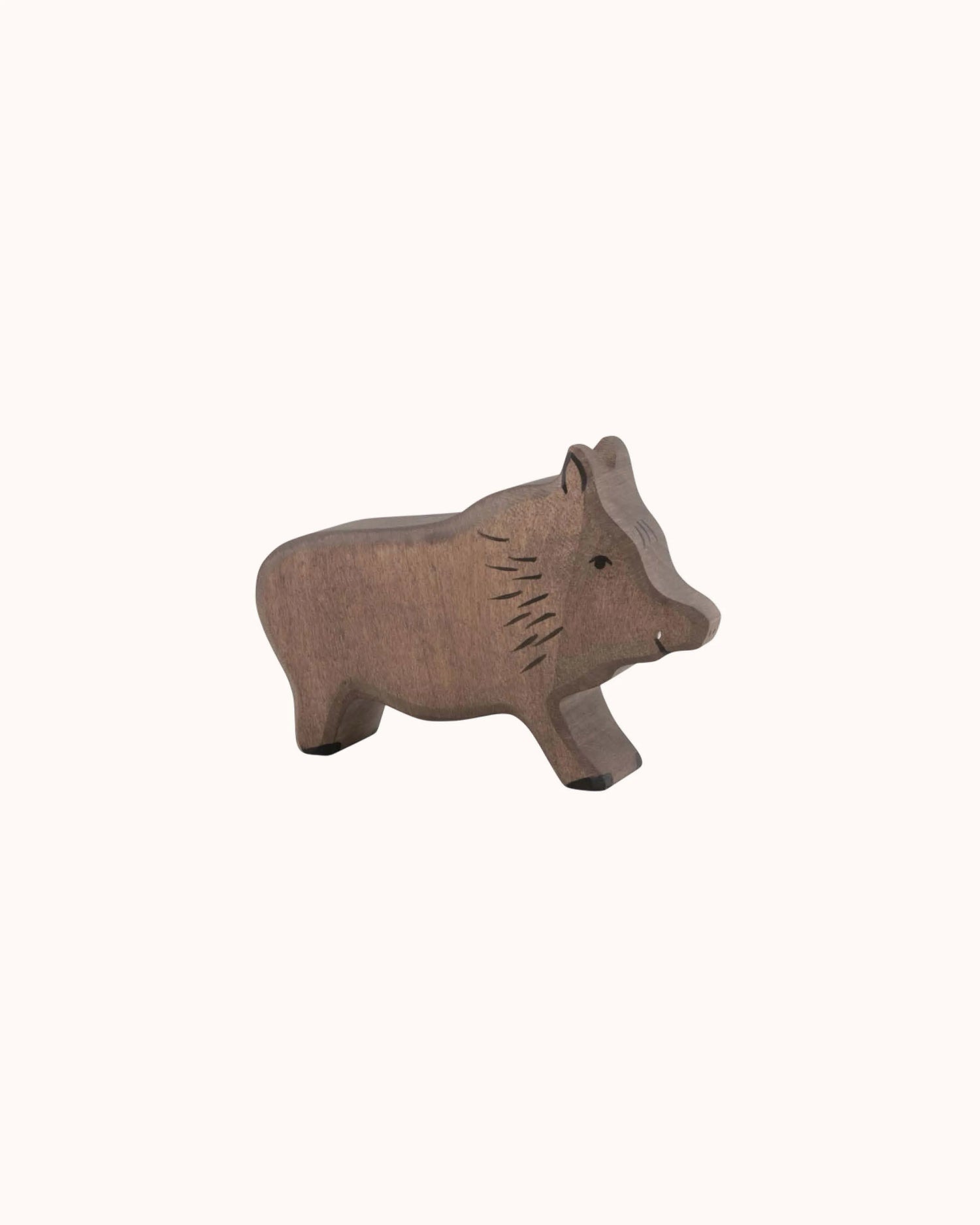 Wooden Figure Wild Boar
