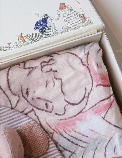 Baby Muslin Winter Birds