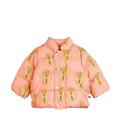 Pufferjacke Blumen