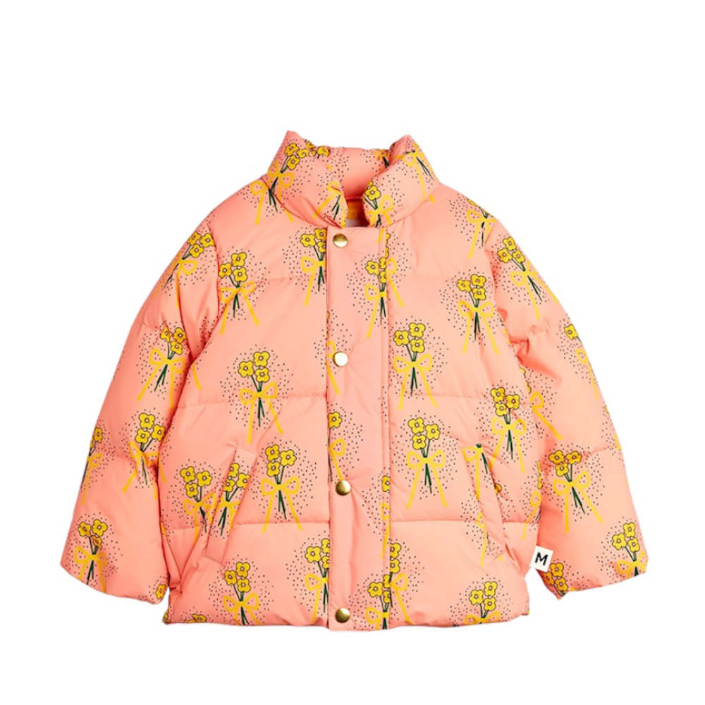 Pufferjacke Blumen