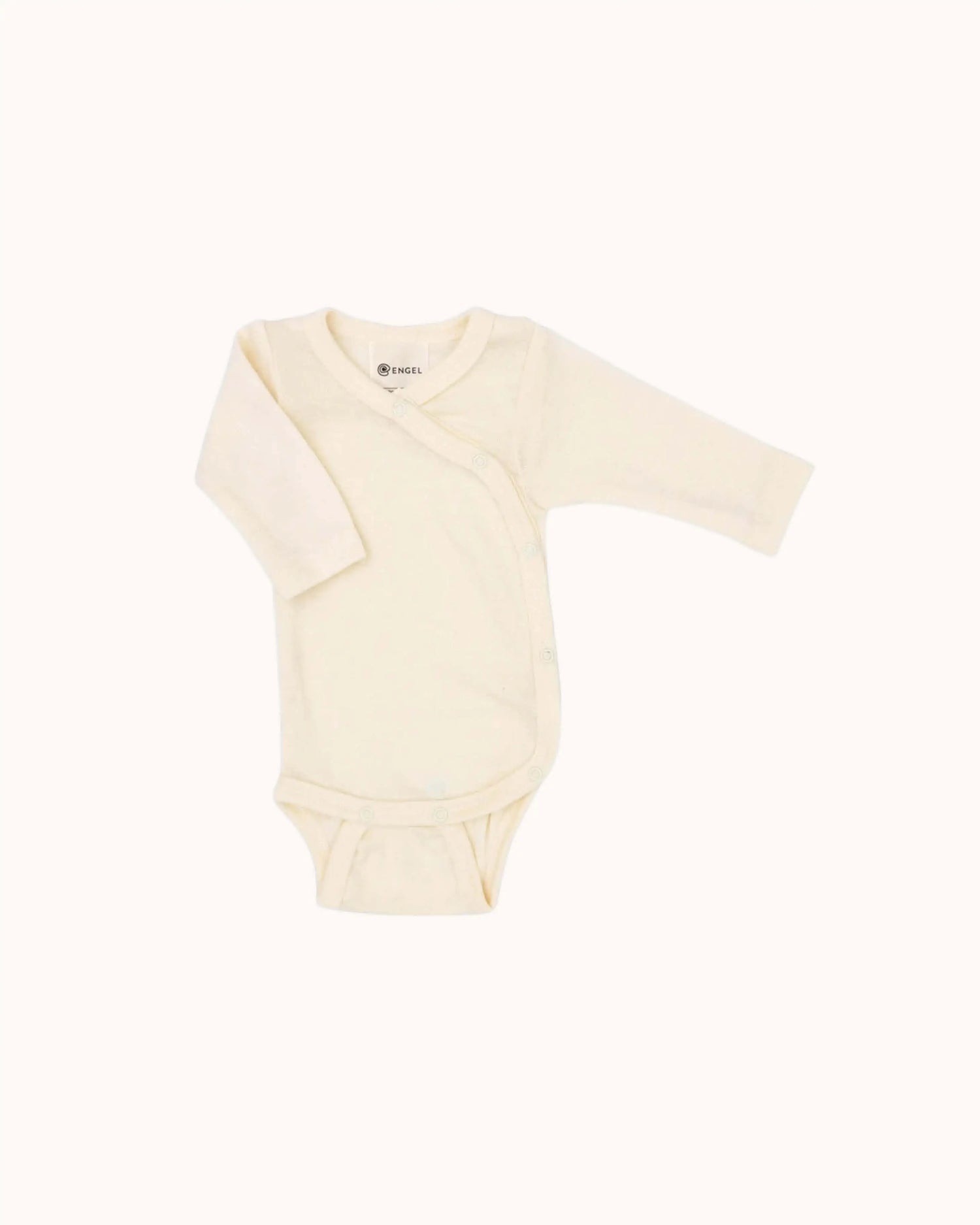 Frühchen Wickelbody aus Wolle/Seide