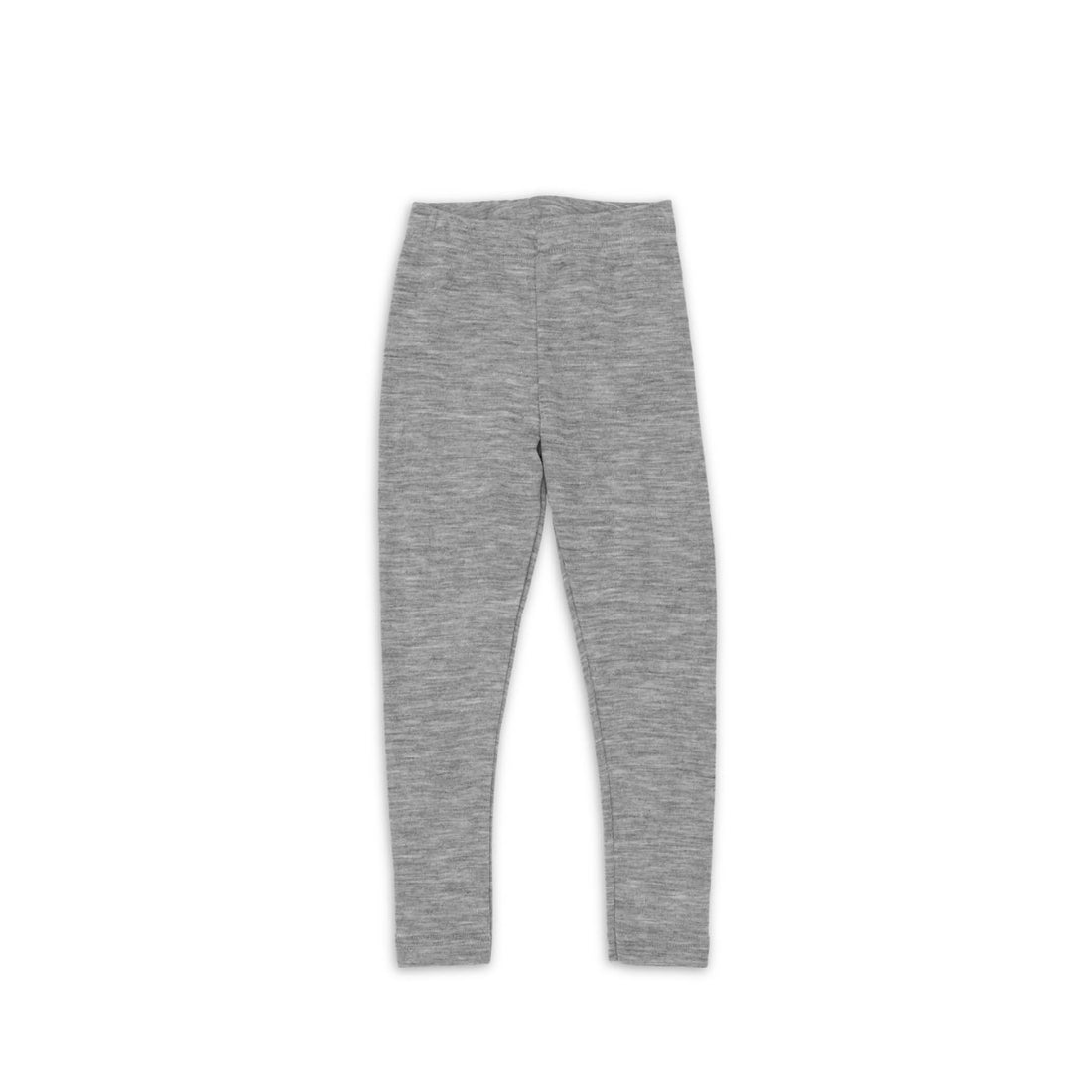Kinder Leggings aus Wolle Seide in grey melange von Engel Natur