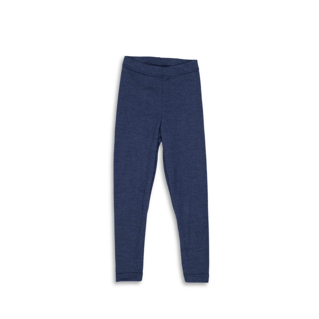 Kinder Leggings aus Wolle Seide in navy melange von Engel Natur