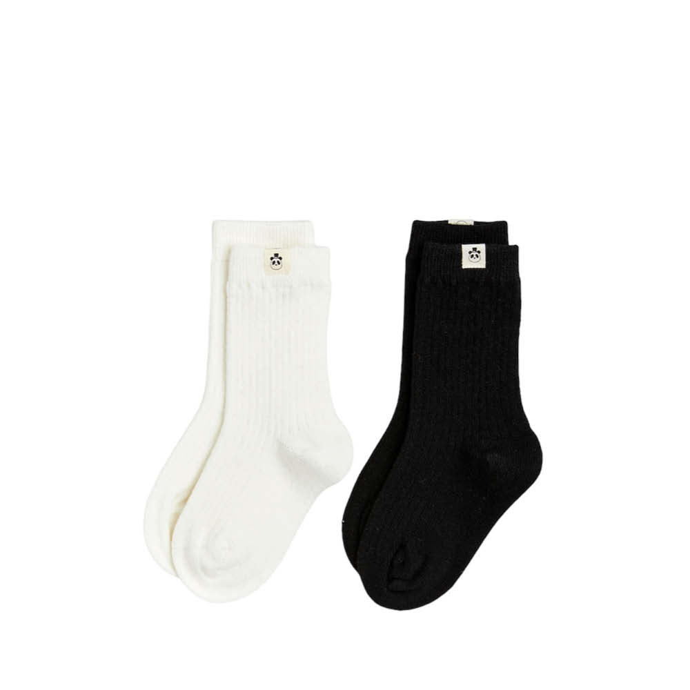 Wool Socks in black &amp; white