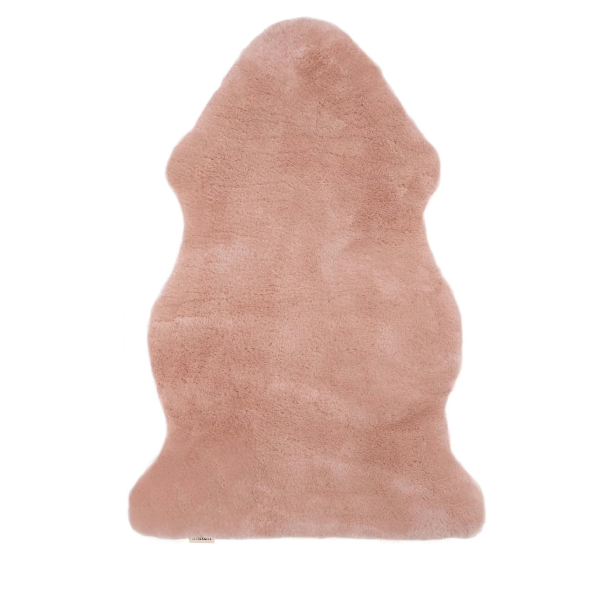 Sheepskin in rose