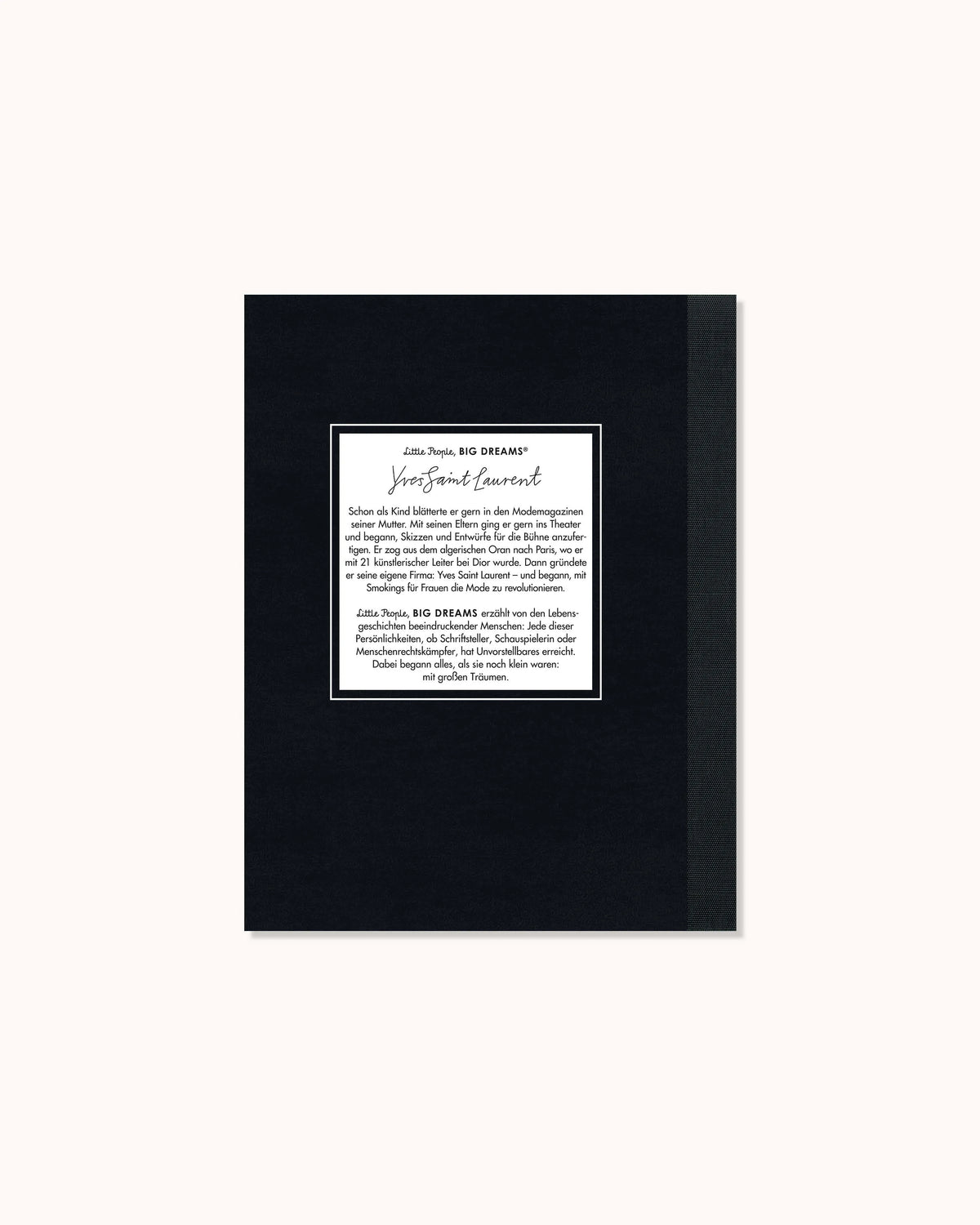Little People, Big Dreams – Yves Saint Laurent