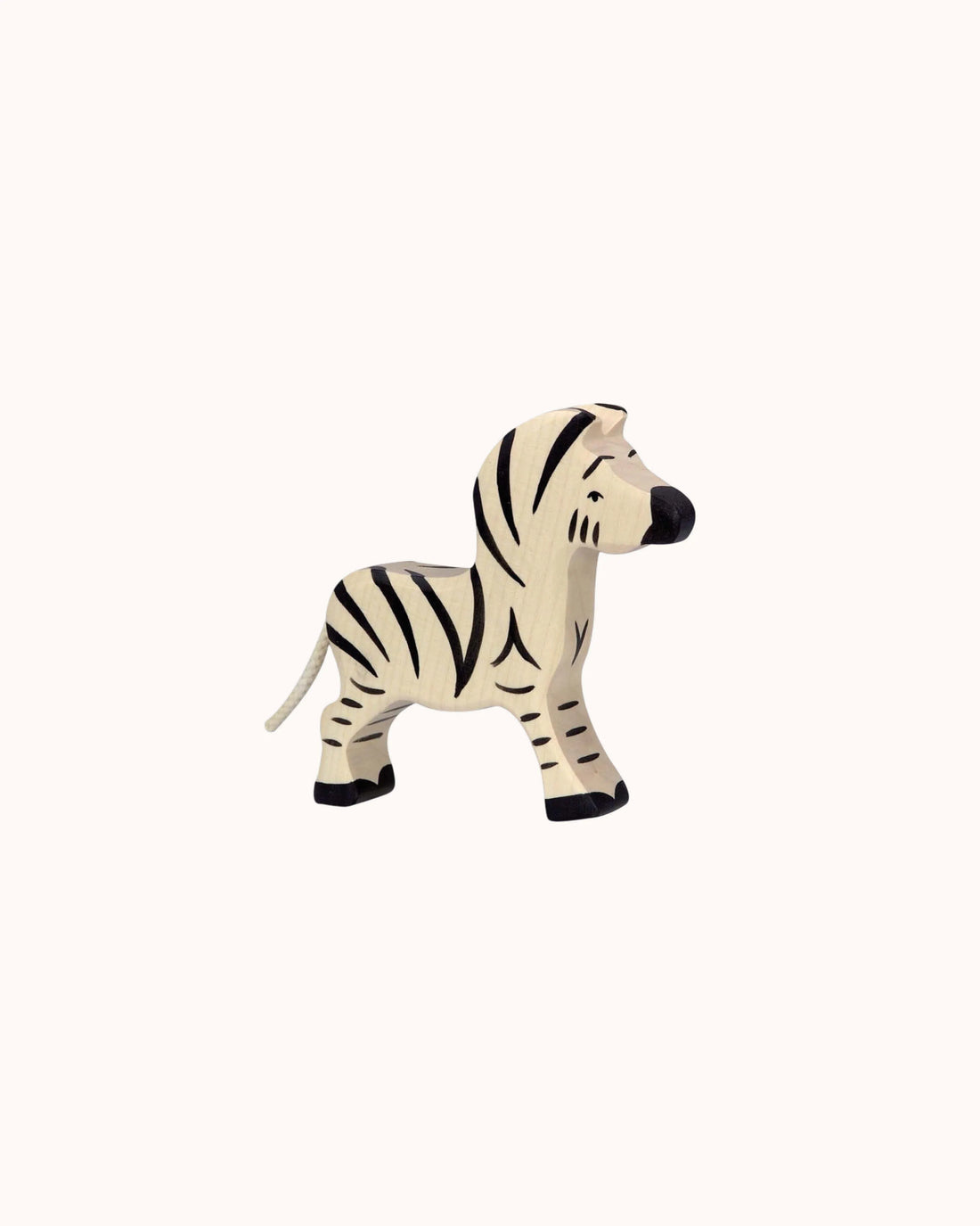 Wooden Figure Zebra Baby