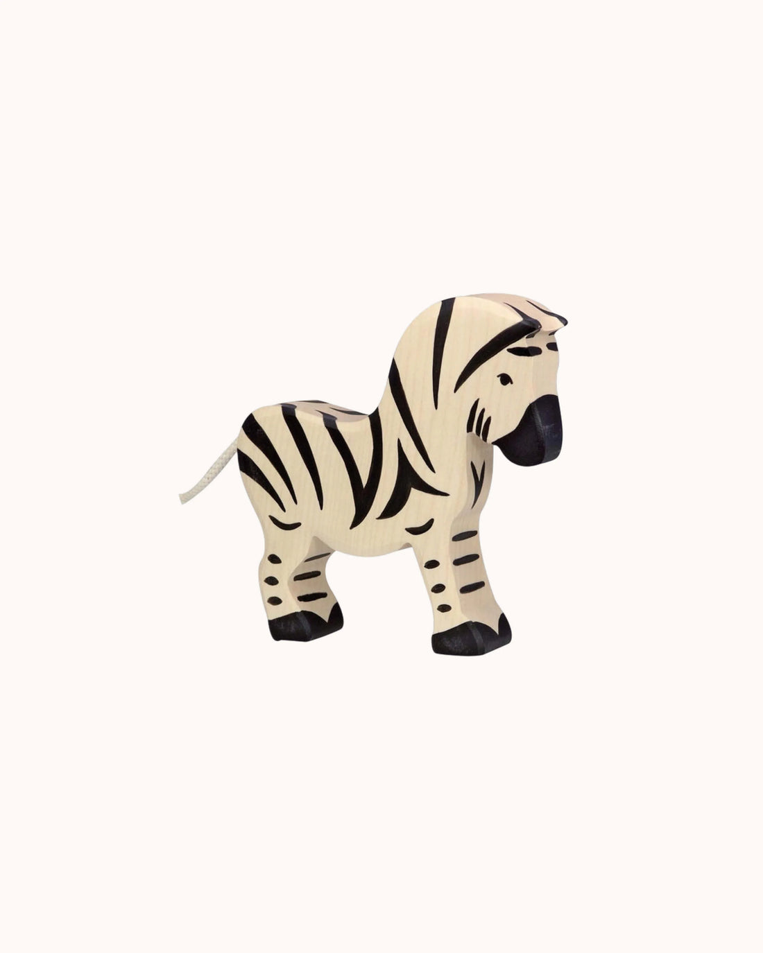Wooden figure, big zebra