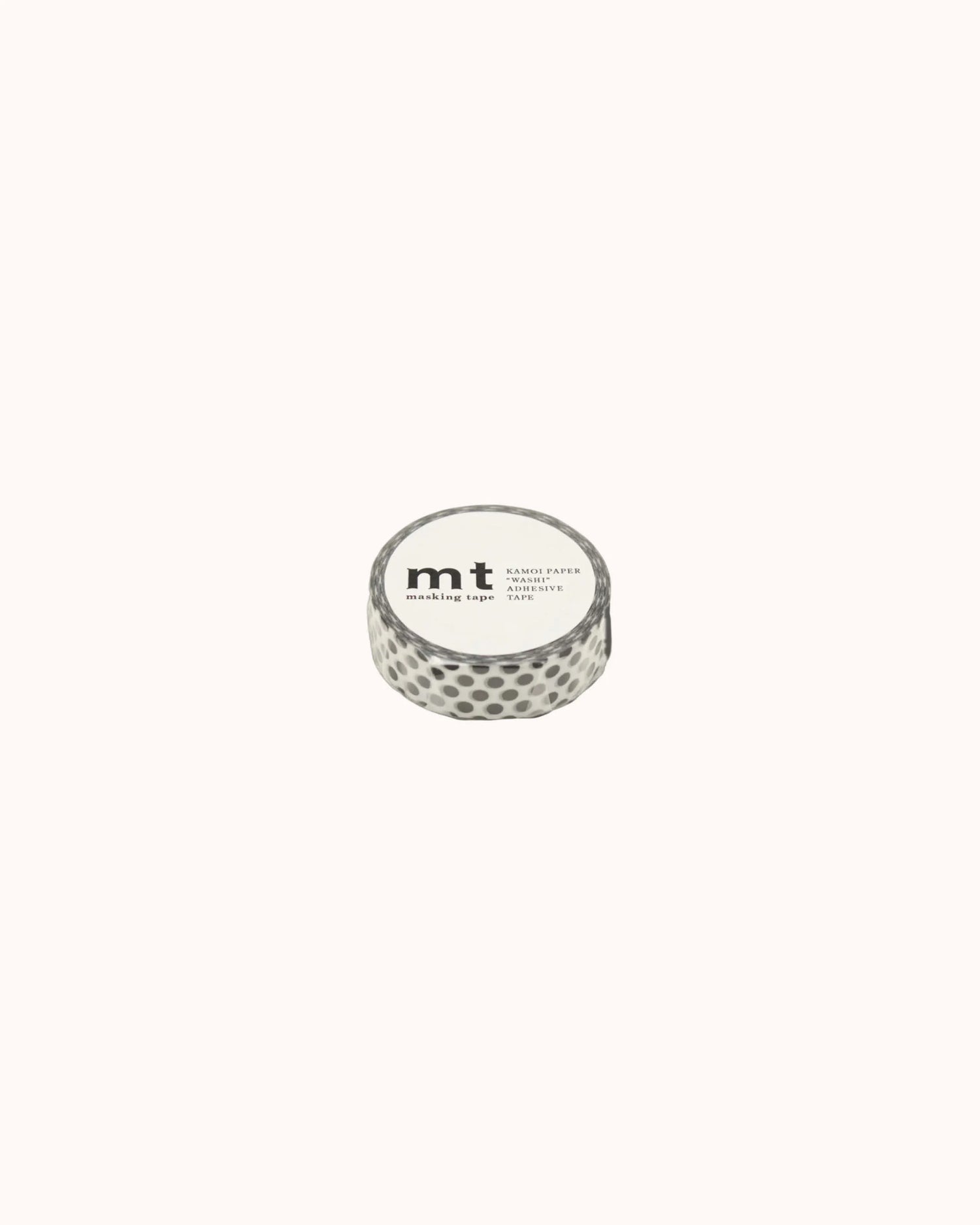 Washi Tape Dot Schwarz
