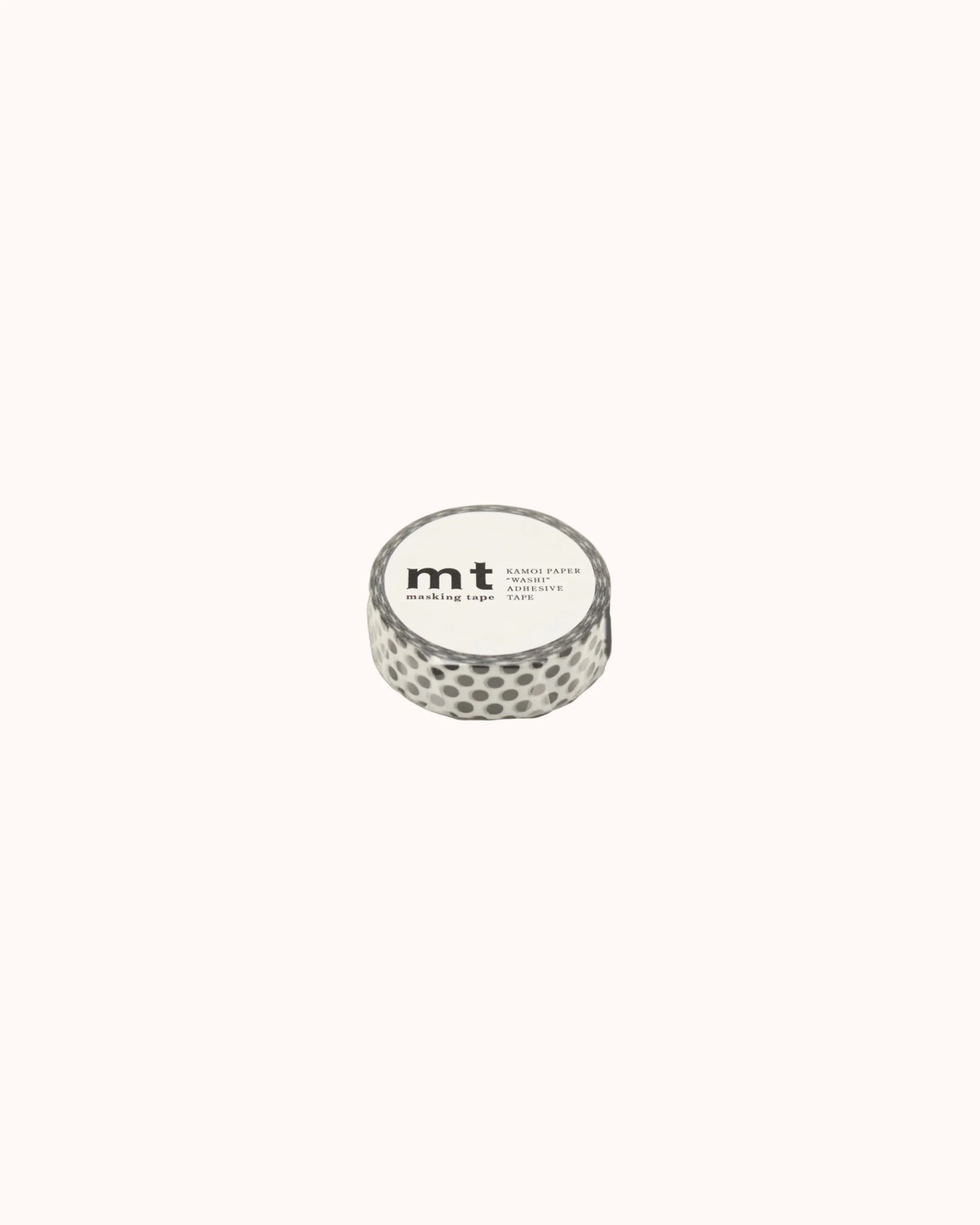 Washi Tape Dot Schwarz