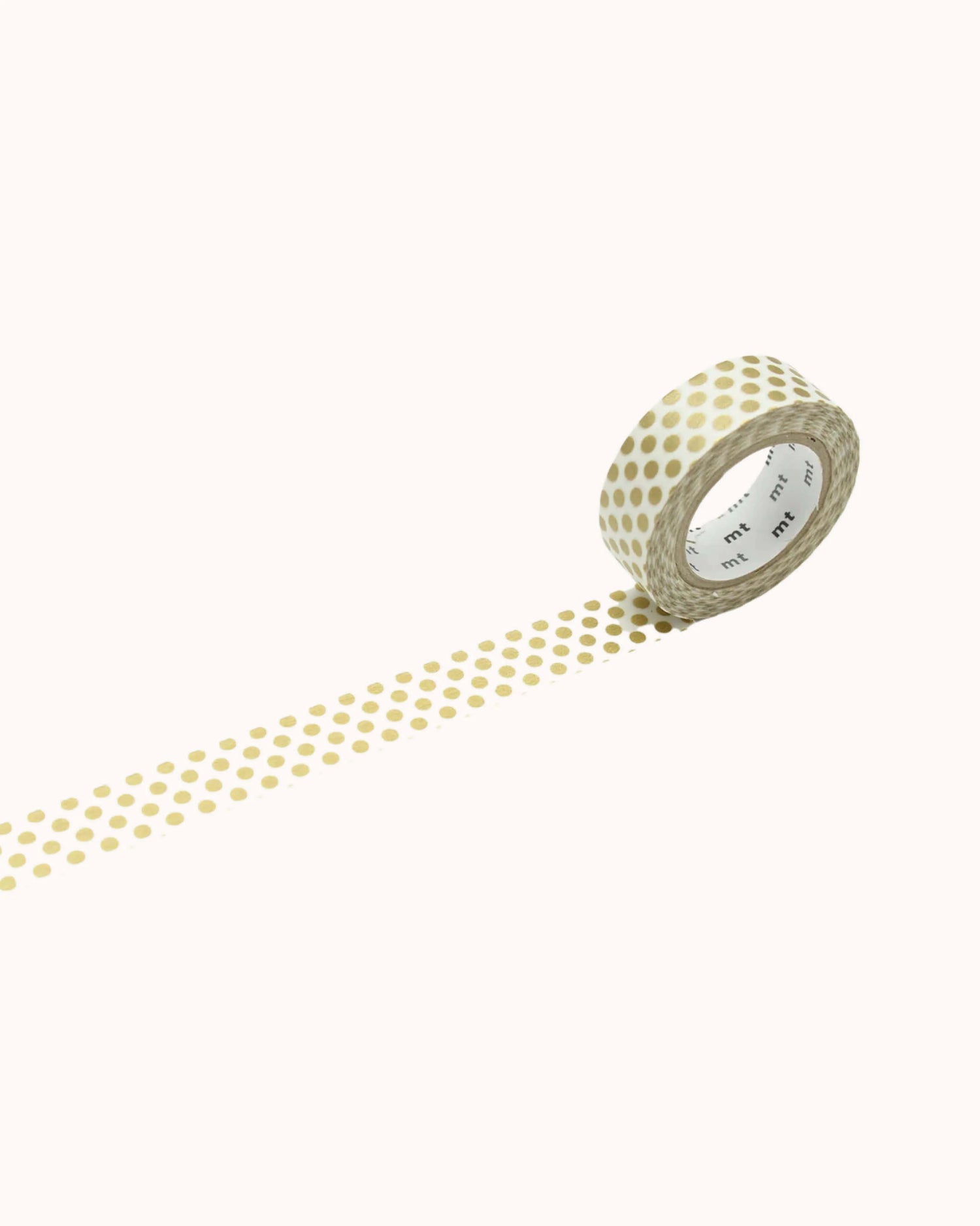Washi Tape Dot Gold