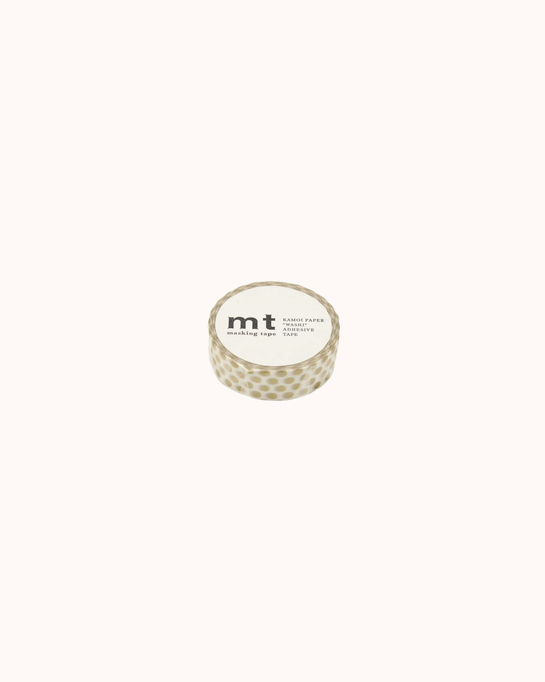 Washi Tape Dot Gold
