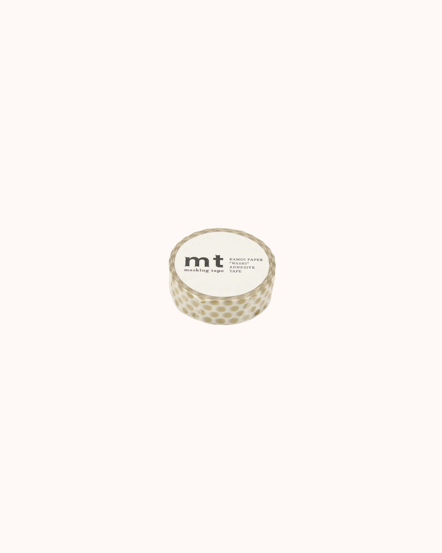 Washi Tape Dot Gold