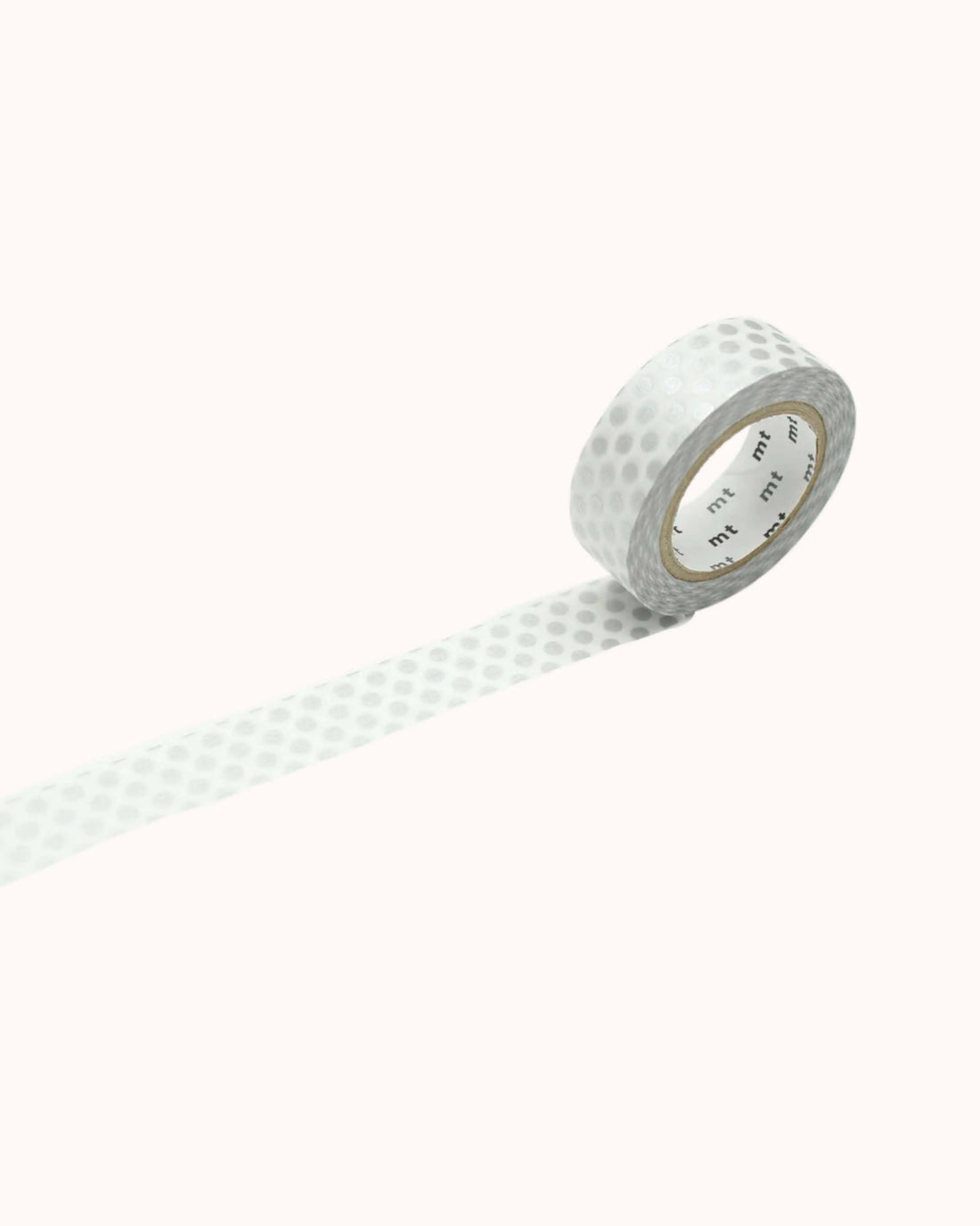 Washi Tape Dot Silber