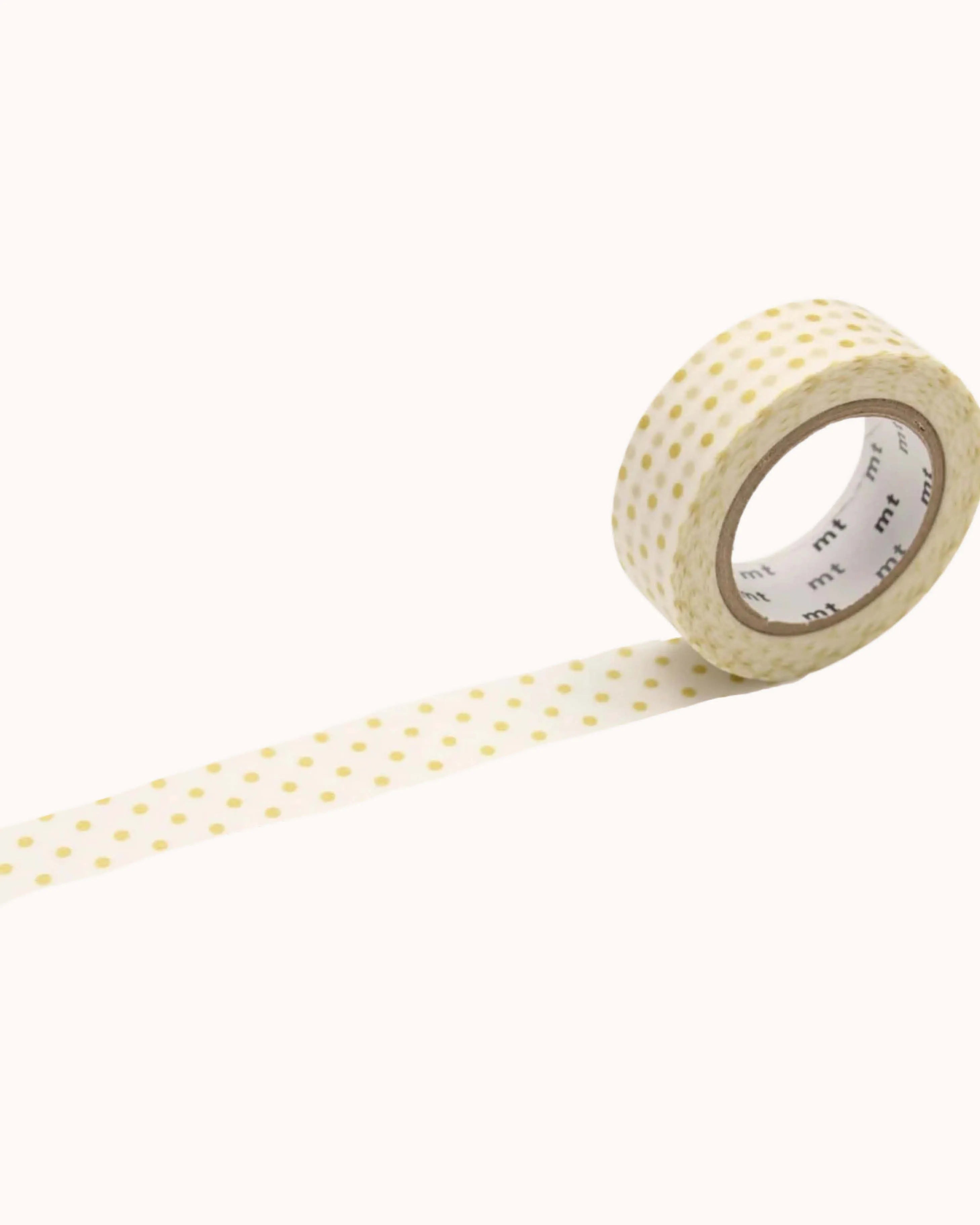 Washi Tape Mini Dot Gold