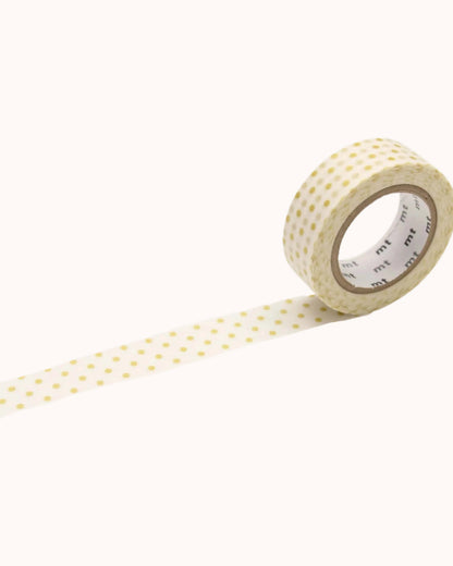 Washi Tape Mini Dot Gold