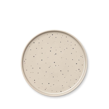 Service de table en porcelaine Camren à pois éclaboussés/brumeux