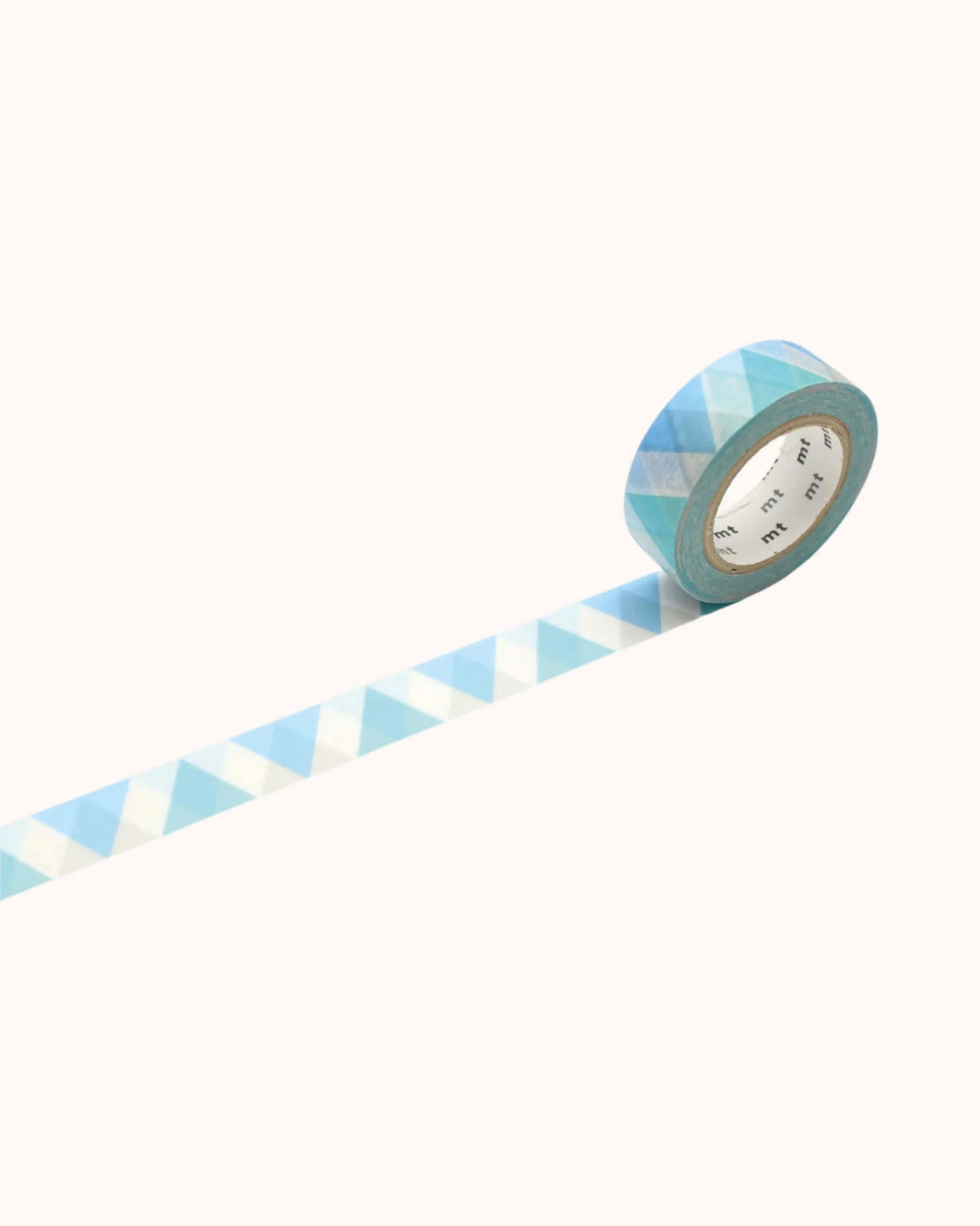 Washi Tape Triangle &amp; Diamond Blau