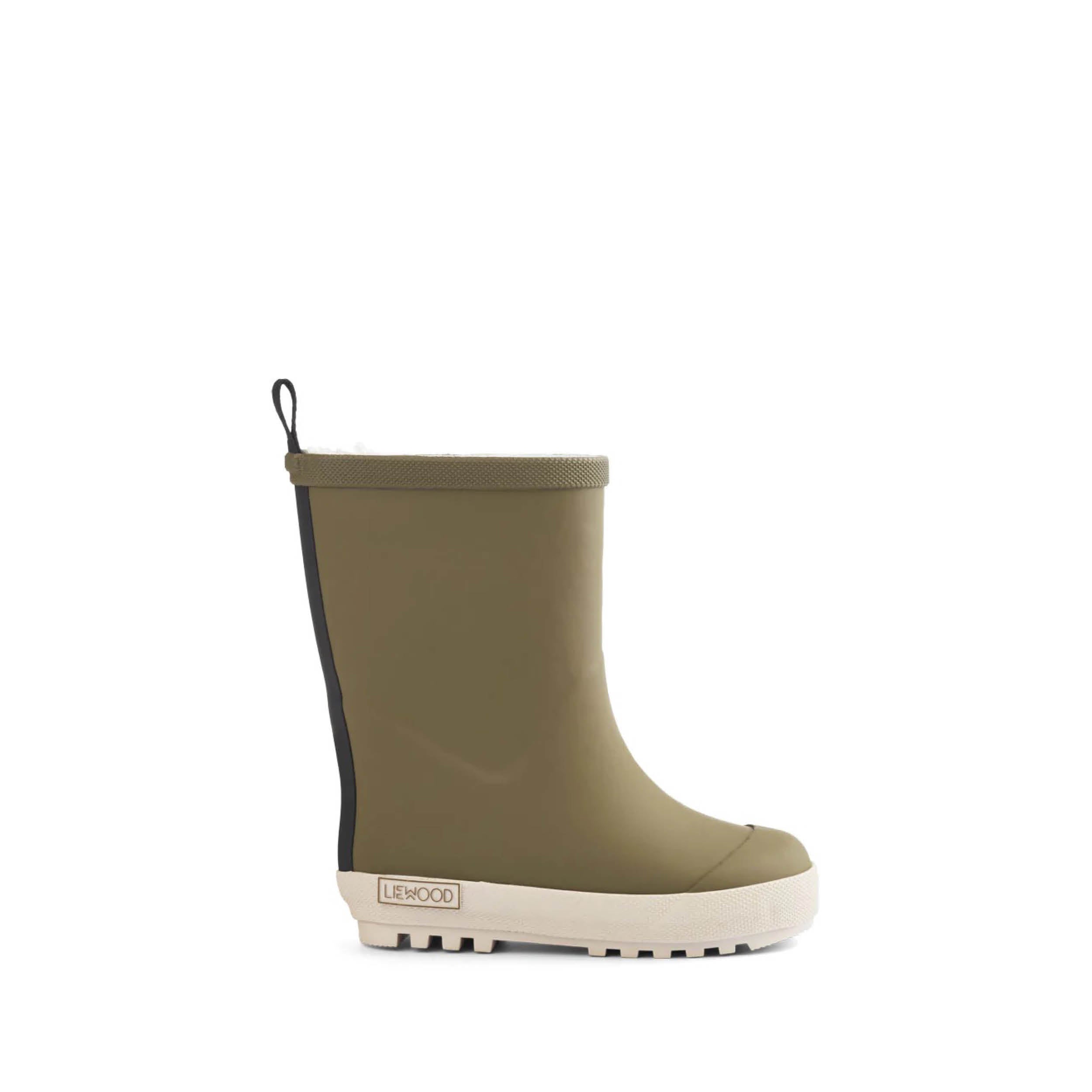 Thermo Rubber Boots Mason in a khaki/sandy mix