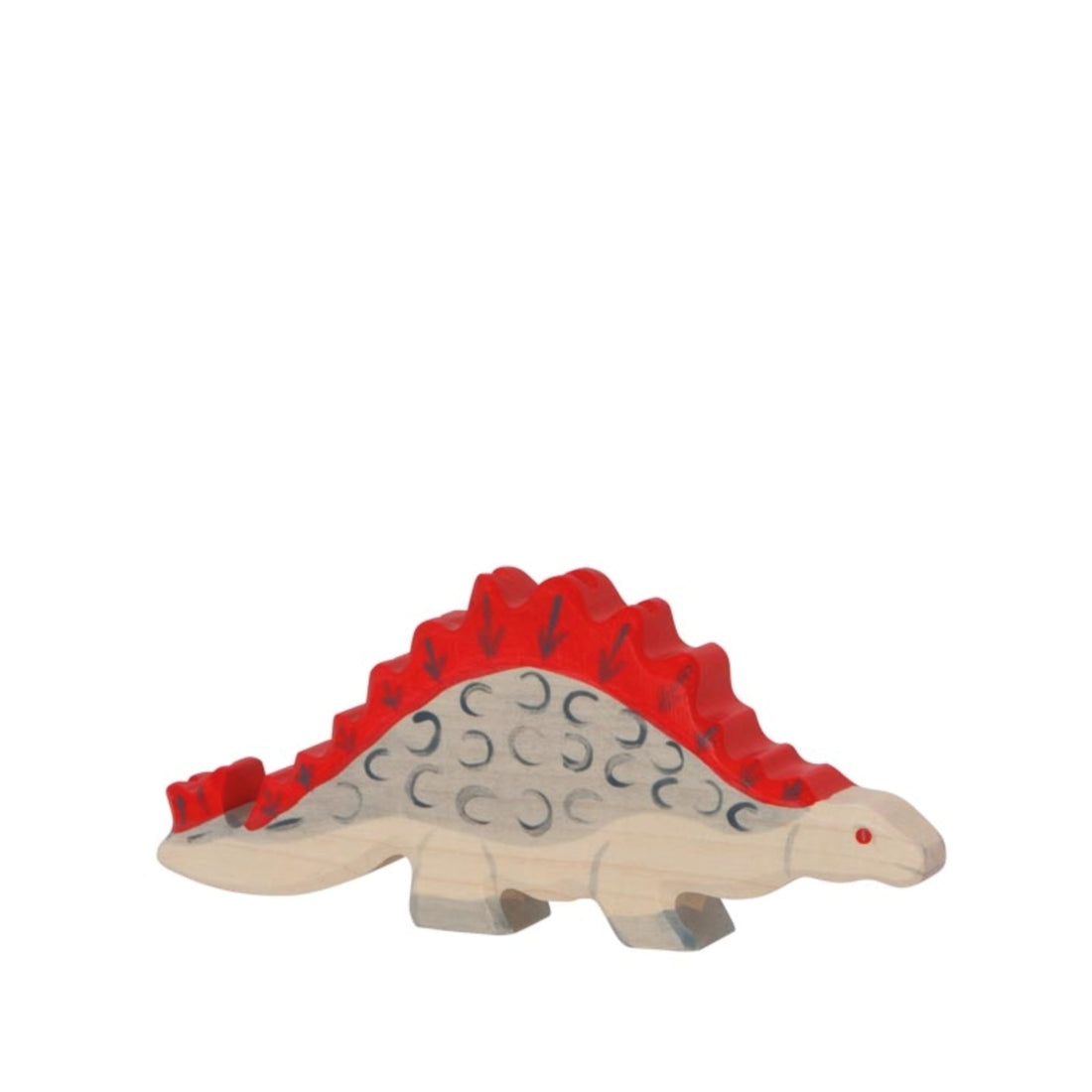 Wooden figure, Dino Stegosaurus