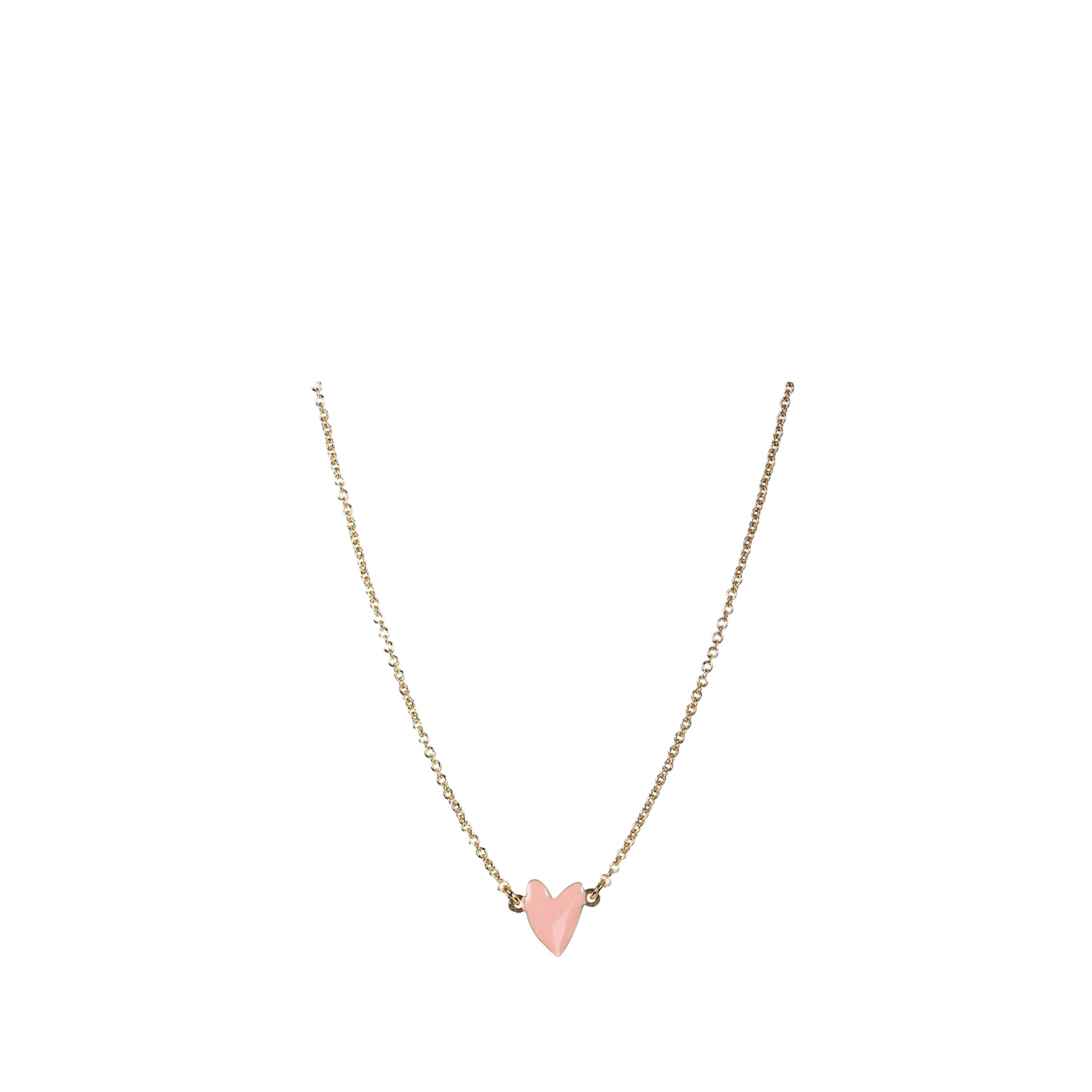 Grant the powder pink Heart Necklace