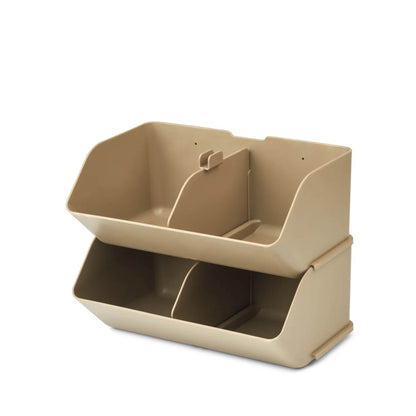 Set of 2, Rosemary Box M in oat