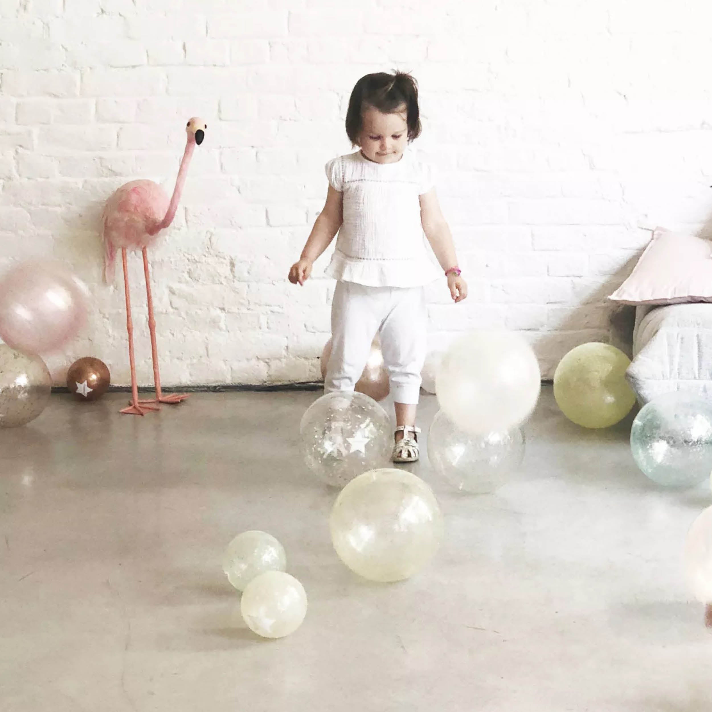 Bubble Ball in gold glitzer - kinder & konsorten | living with kids - Ball