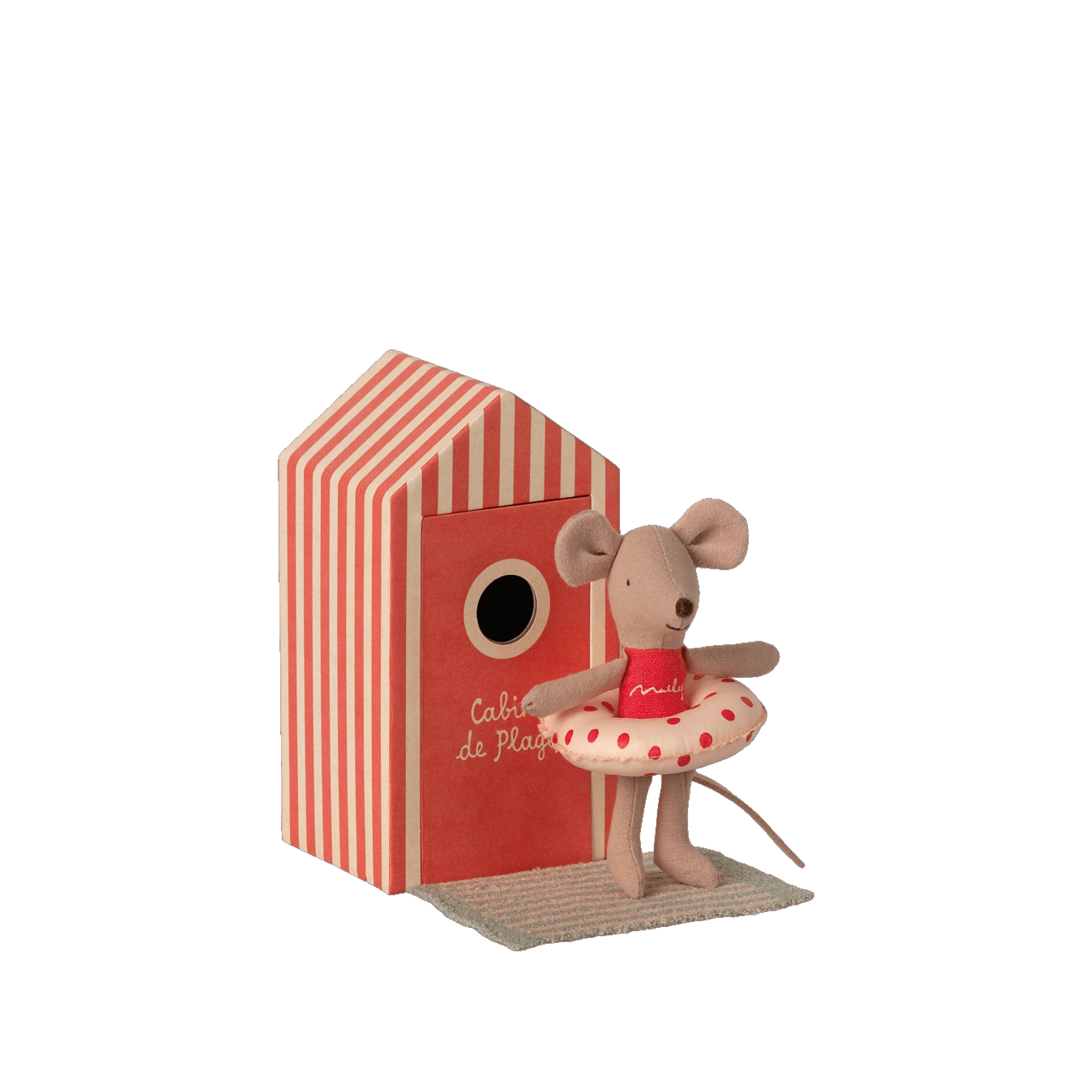 Beach cabin, little sister mouse