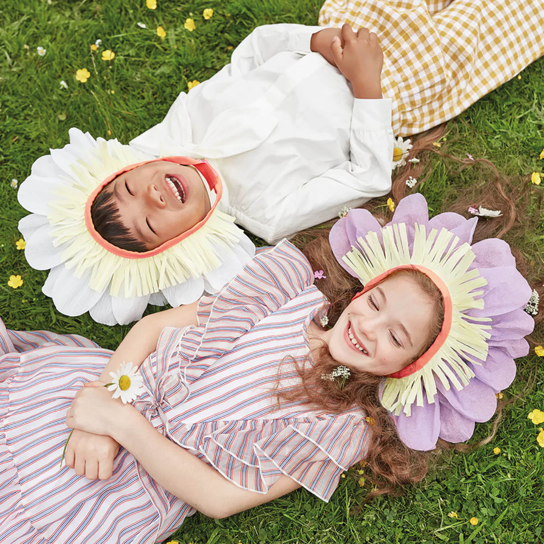 Pastel Flower Paper Bonnets