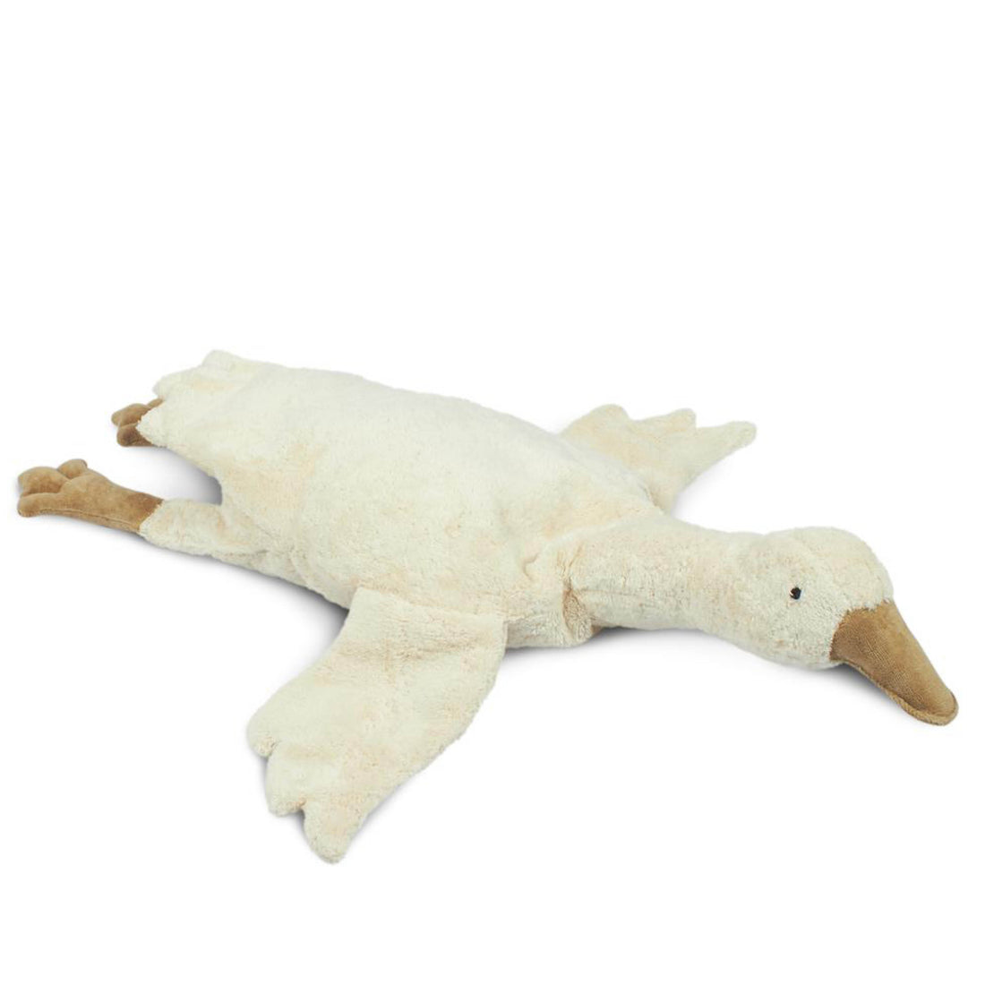 Cuddly Toy with Spelled chaff, big white Goose